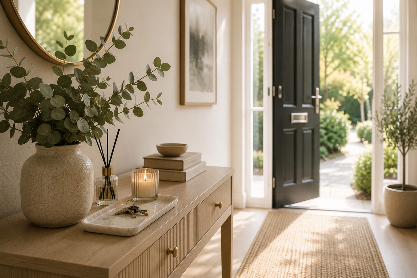Bright, welcoming interior
